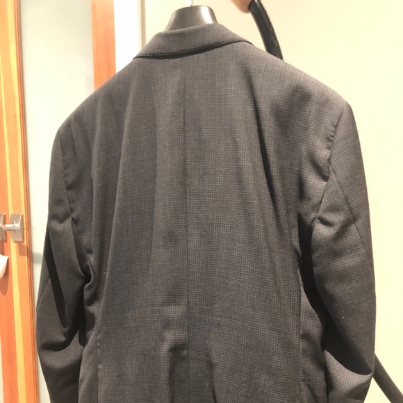 Coppley Men's Two Piece Suit - Charcoal Microcheck - Picture 2 of 7